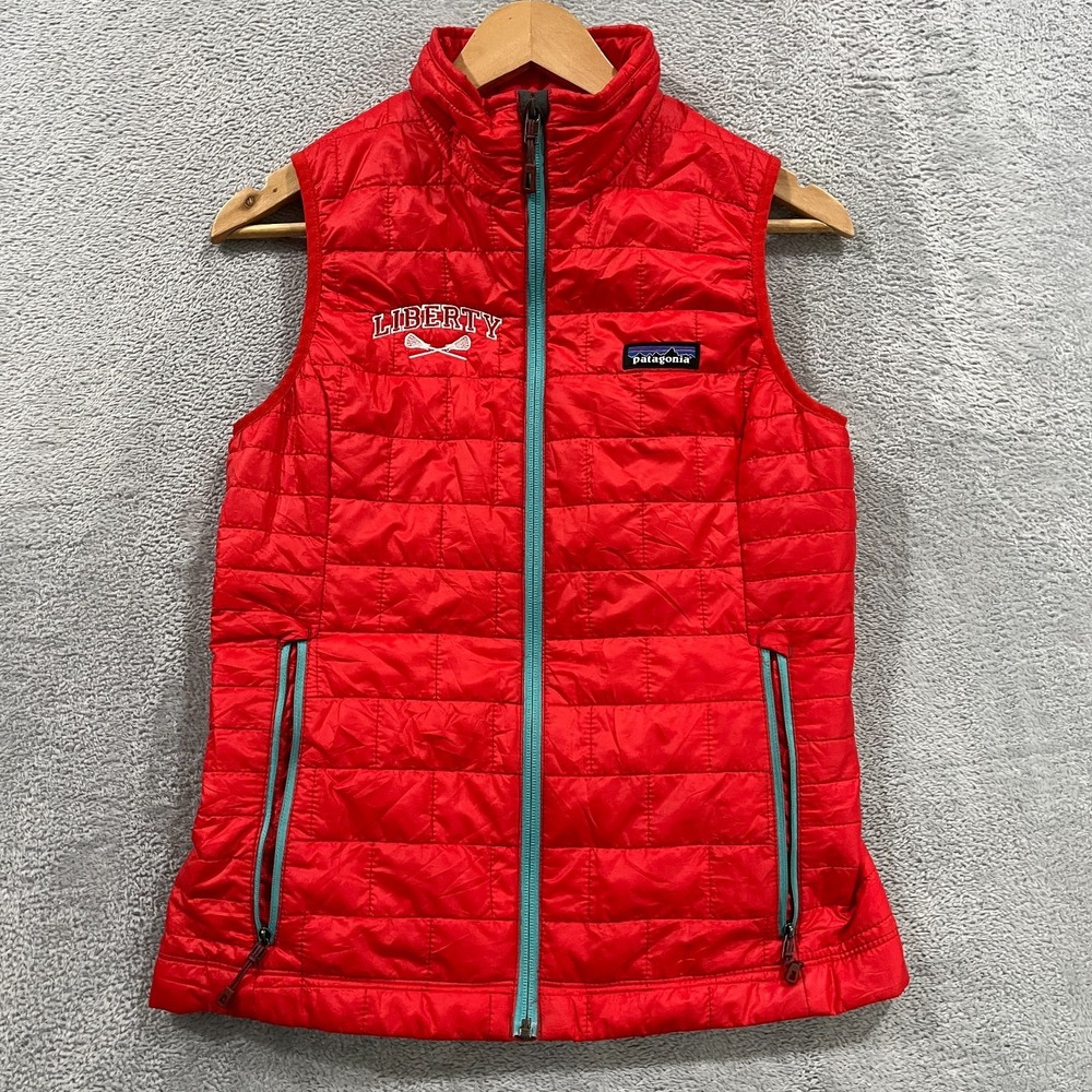 Patagonia Nano Puff Vest Womens XS Full Zip Primaloft Quilted Insulated Puffer